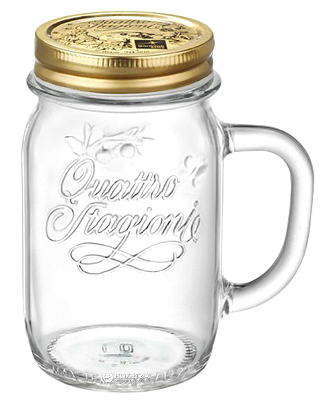 Кухоль BORMIOLI ROCCO Quattro Stagioni з кришкою 415 мл (357768MQ2321991)